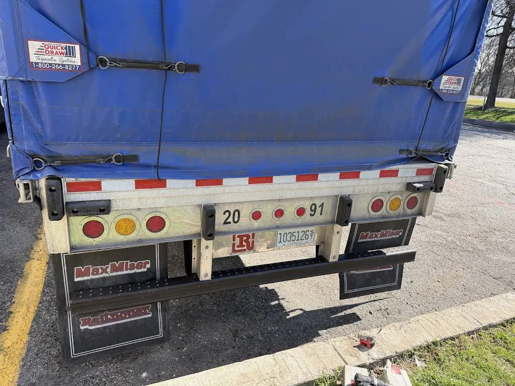 Trailer rear doors and lighting