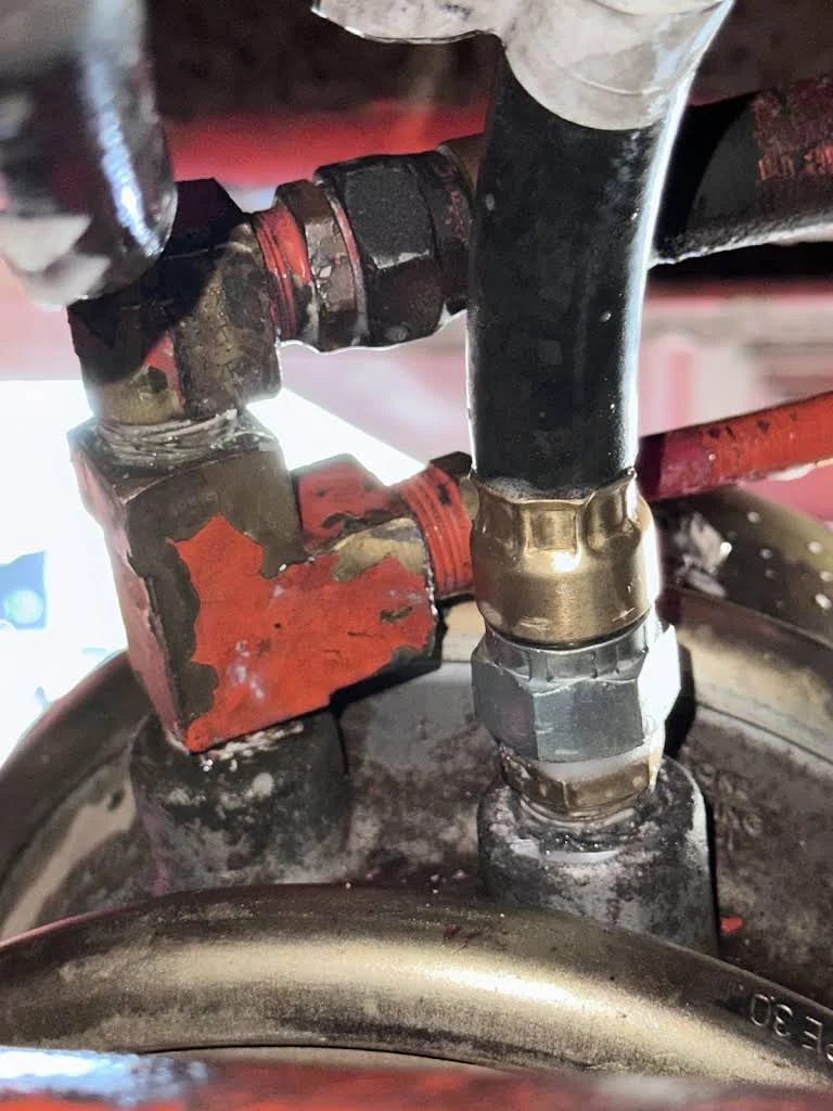 Hydraulic hose and fitting repair