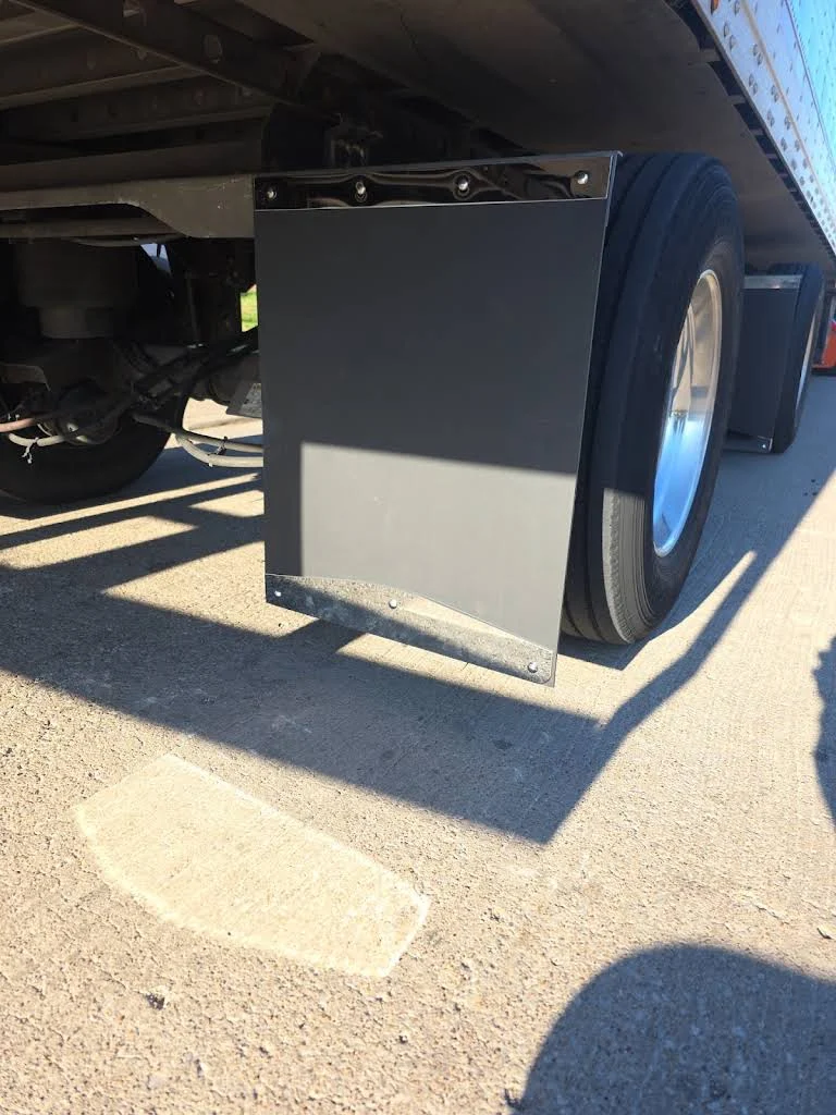 Truck undercarriage photographed during roadside service