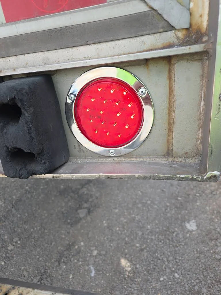 Red trailer tail light