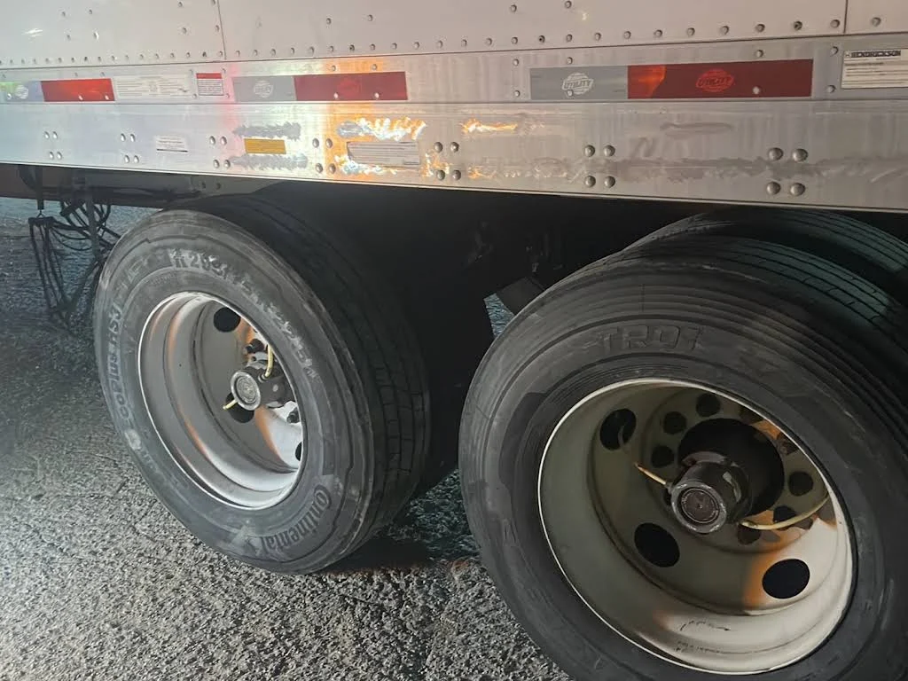 Semi trailer tires and wheels