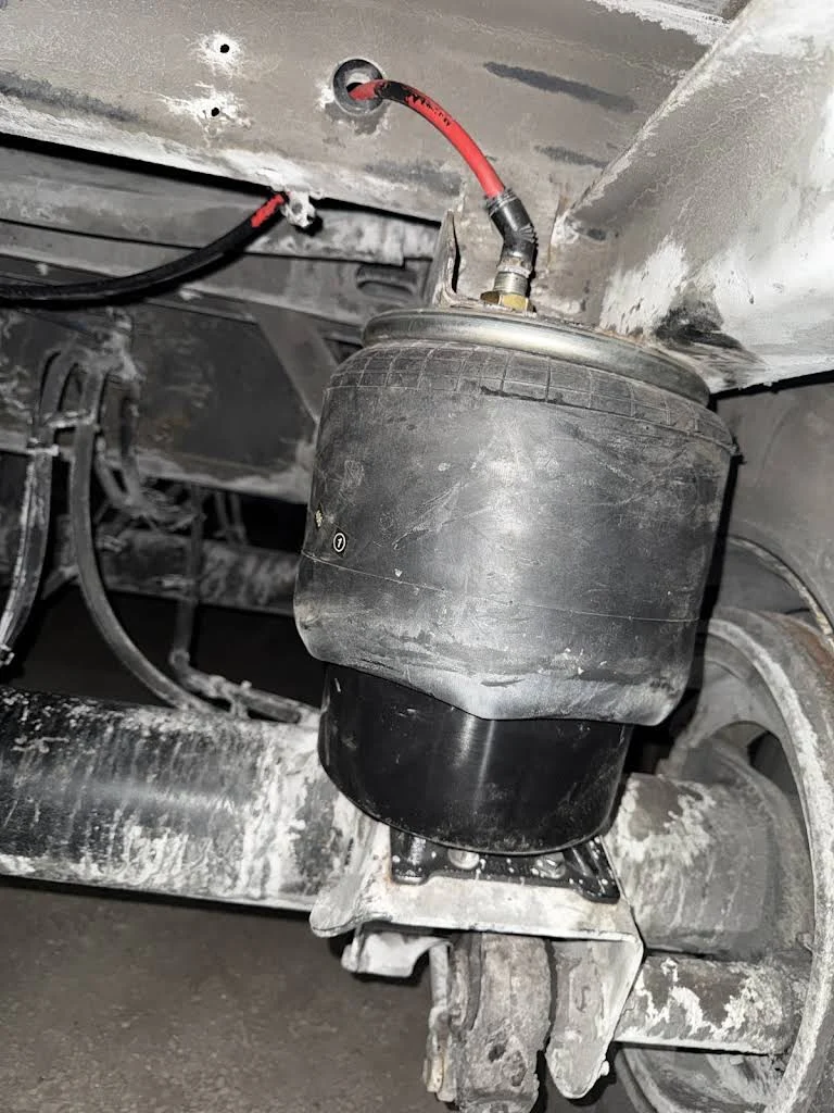 Truck air suspension repair